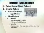 Different Types of Robots - slide 1