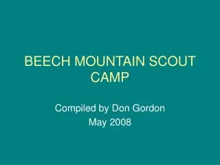 BEECH MOUNTAIN SCOUT CAMP