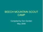 BEECH MOUNTAIN SCOUT CAMP - slide 1
