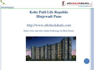 Flats in Pune Call 9999998665- Kolte Patil Life Republic