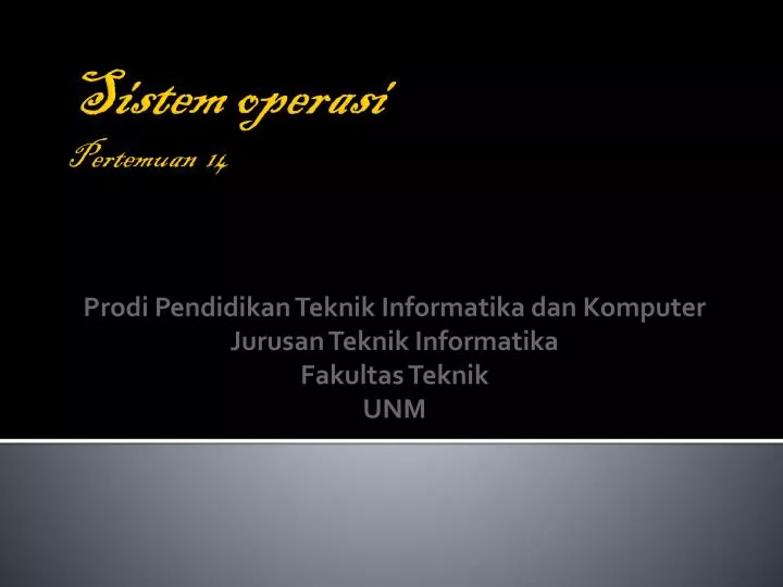 prodi pendidikan teknik informatika dan komputer jurusan teknik informatika fakultas teknik unm