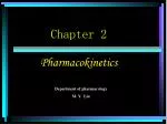 Chapter 2 Pharmacokinetics - slide 1