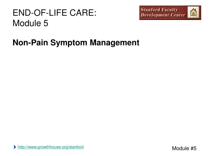 end of life care module 5