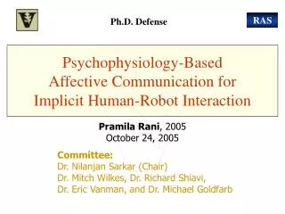 Psychophysiology-Based Affective Communication for Implicit Human-Robot Interaction