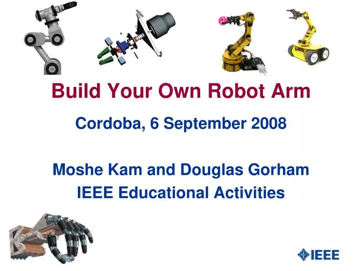 build your own robot arm