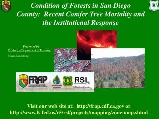 Condition of Forests in San Diego County:  Recent Conifer Tree Mortality and the Institutional Response