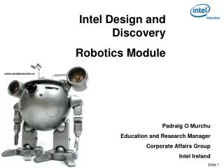 Intel Design and Discovery Robotics Module