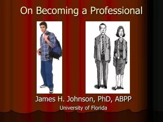 On Becoming a Professional