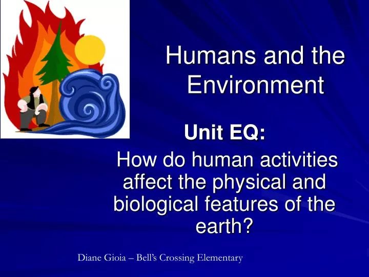 humans and the environment