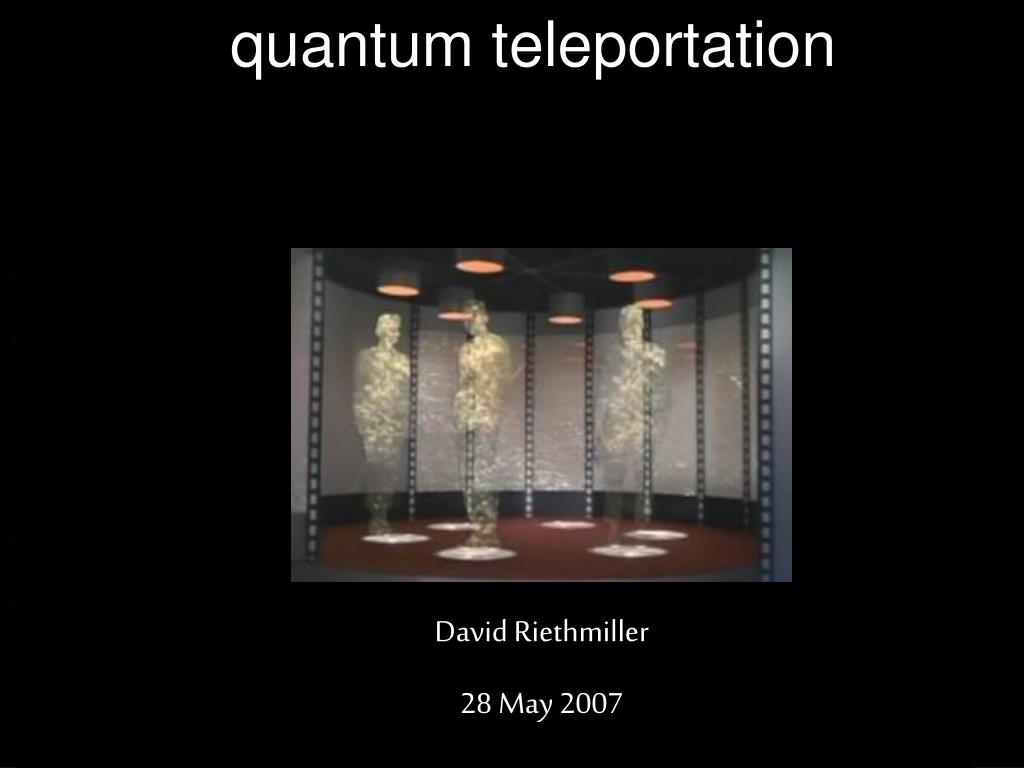 PPT - quantum teleportation PowerPoint Presentation, free download - ID ...