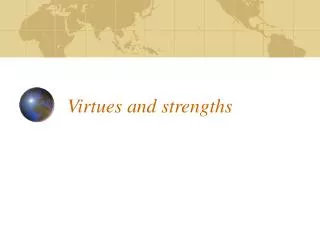 Virtues and strengths