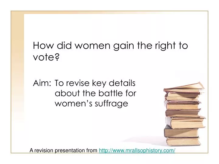 how did women gain the right to vote