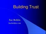 Building Trust - slide 1