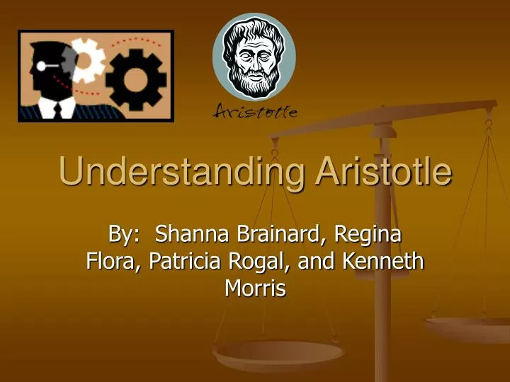 understanding aristotle