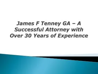 James Tenney, Atlanta, GA