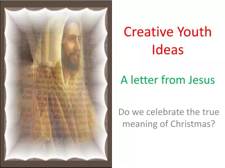 a letter from jesus