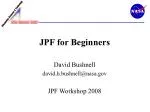 JPF for Beginners - slide 1
