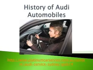 History of Audi Automobiles