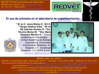 El uso de animales en el laboratorio de experimentación