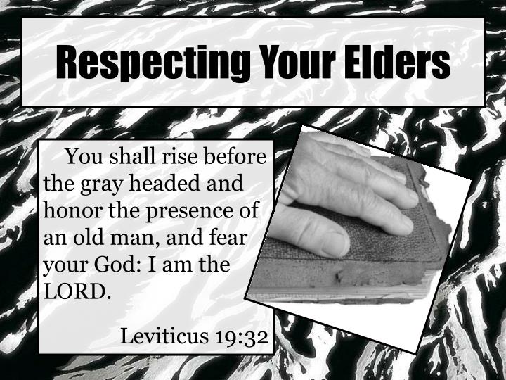 respecting your elders