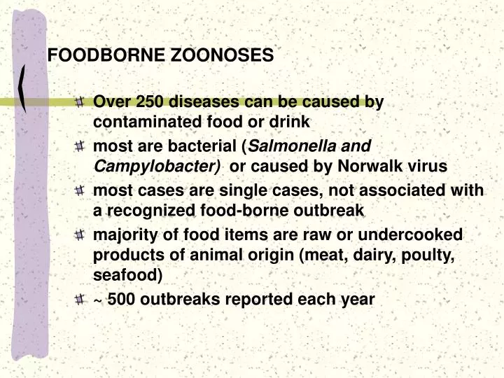 foodborne zoonoses