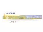 Learning - slide 1