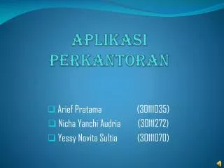 Apilaksi Perkantoran (Ms. Outlook)