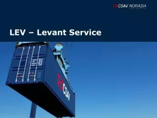 LEV – Levant Service