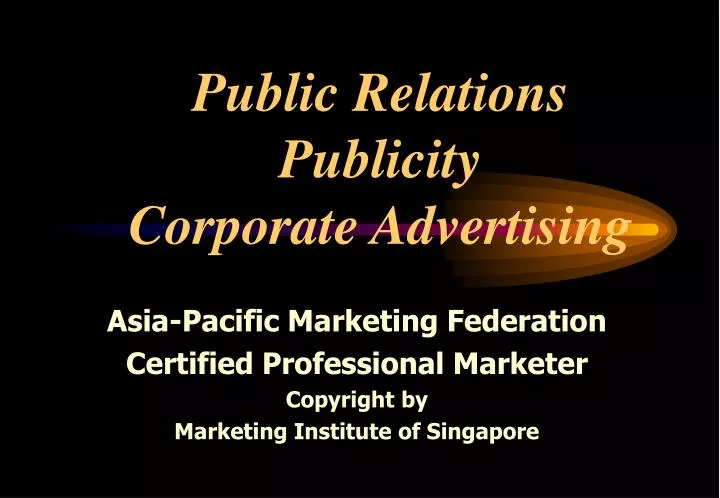 public relations publicity corporate advertising