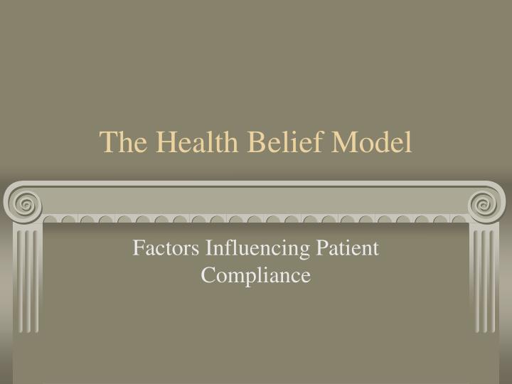 the health belief model