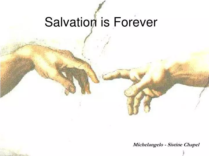 salvation is forever