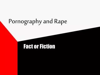 Pornography and Rape