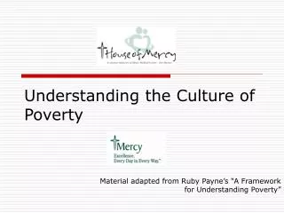 Understanding the Culture of Poverty