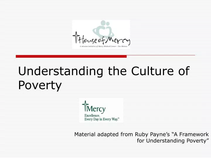 understanding the culture of poverty