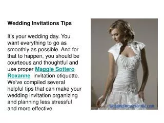 Wedding Invitations Tips
