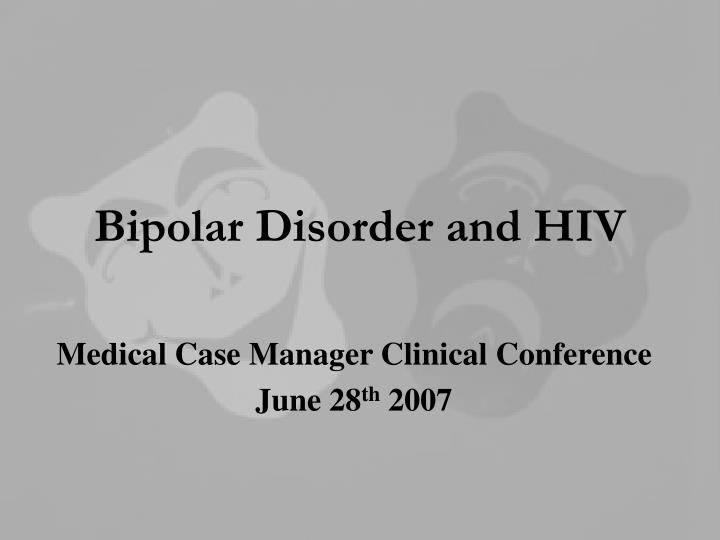 bipolar disorder and hiv