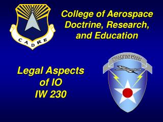 Legal Aspects of IO IW 230