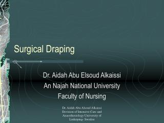 Surgical Draping