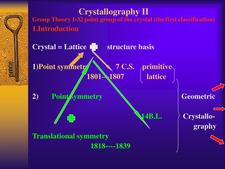 crystallography ii