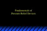 Fundamentals of Pressure Relief Devices