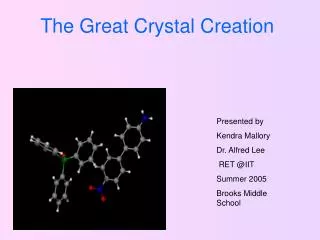The Great Crystal Creation