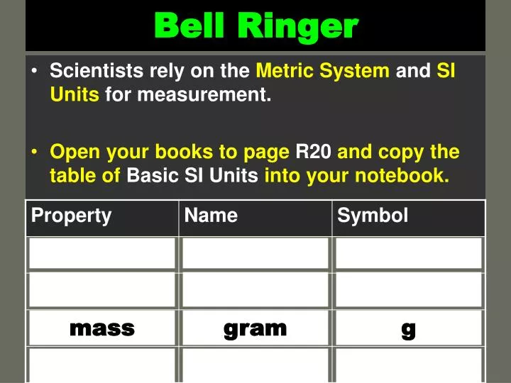 bell ringer