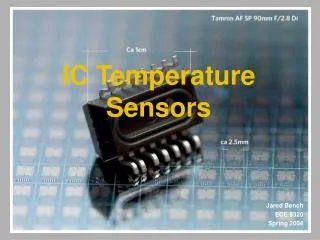 IC Temperature Sensors