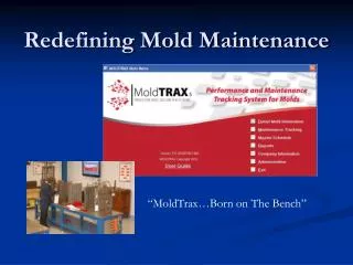 Redefining Mold Maintenance