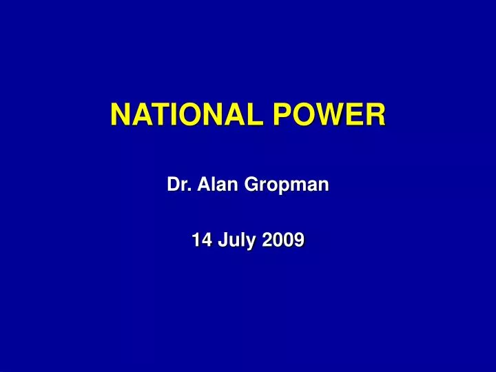 national power