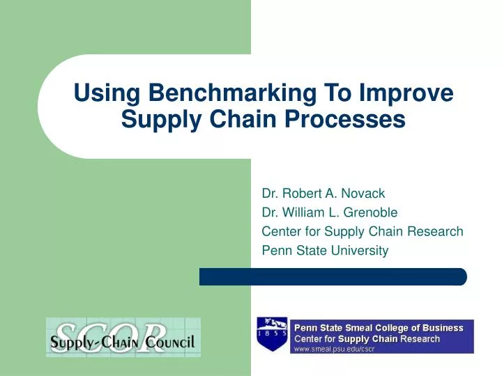 using benchmarking to improve supply chain processes