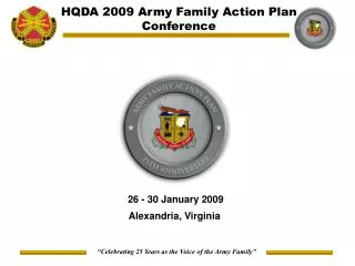 HQDA 2009 Army Family Action Plan Conference