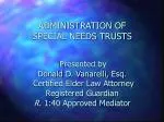 Trust Administration - slide 1