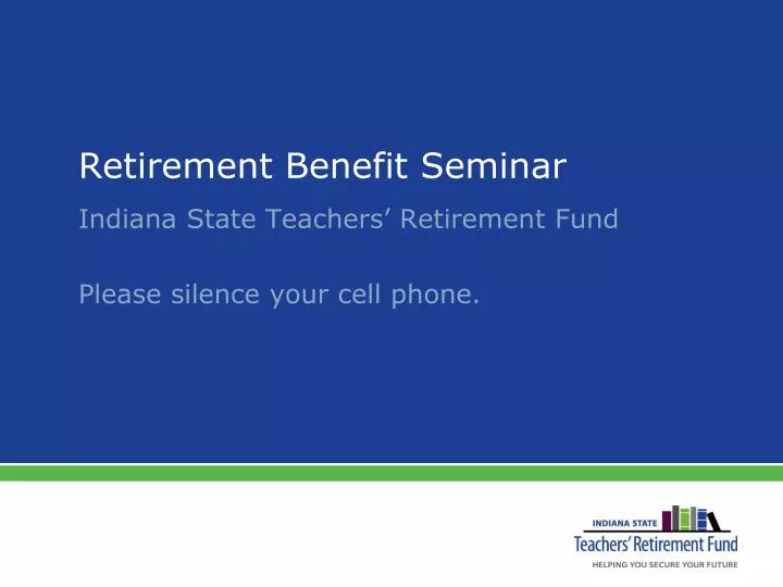 retirement benefit seminar