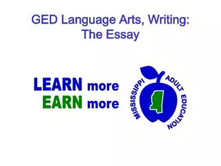 GED Language Arts, Writing: The Essay